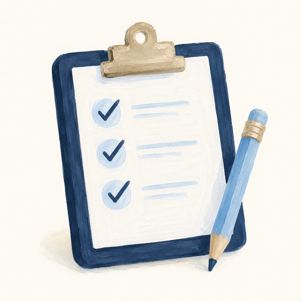 Illustration d'une liste de critères d'admissibilité